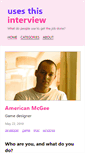 Mobile Screenshot of american.mcgee.usesthis.com